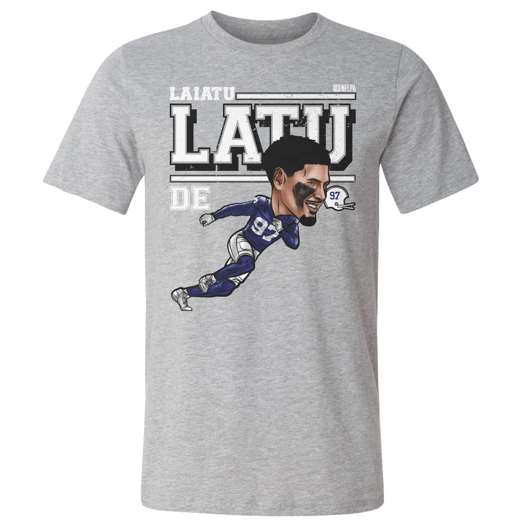 Laiatu Latu Indianapolis Cartoon WHT sold by 500 Level