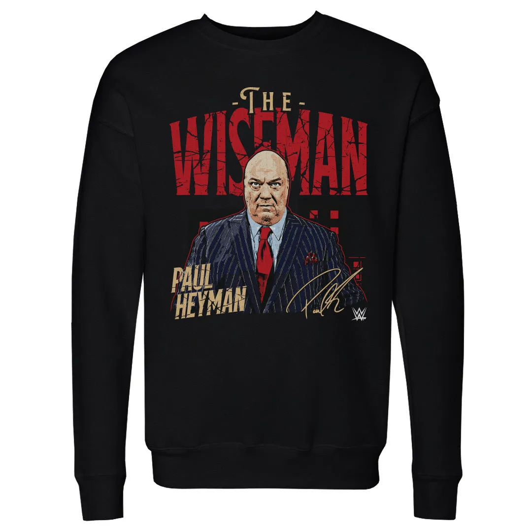 Paul Heyman Pose WHT sold by 500 Level