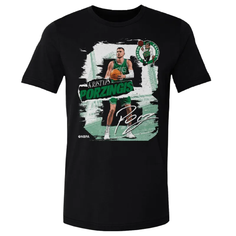 Kristaps Porzingis Boston Celtics Rough WHT sold by 500 Level