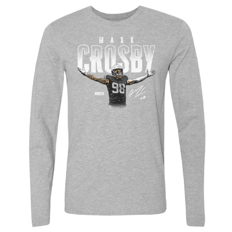 Maxx Crosby Las Vegas Player Name WHT sold by 500 Level