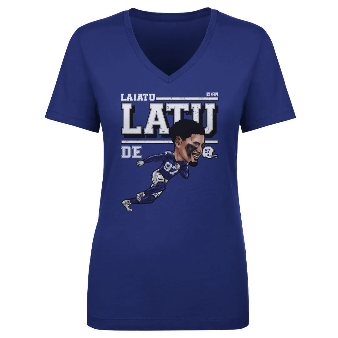 Laiatu Latu Indianapolis Cartoon WHT sold by 500 Level product image thumbnail 2