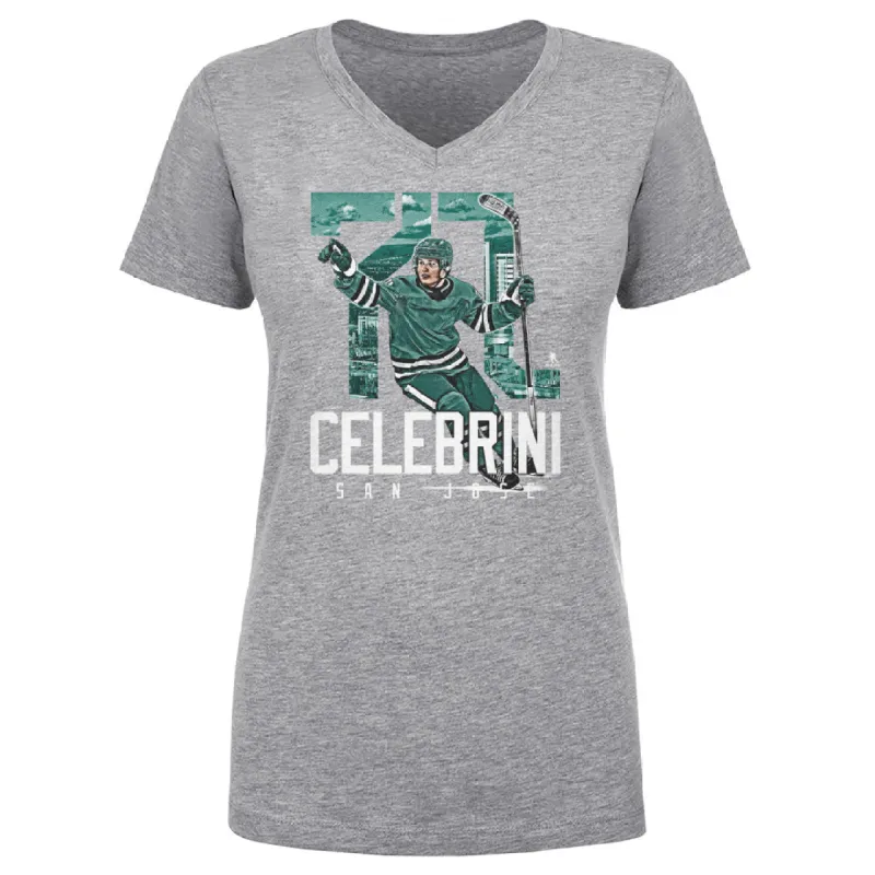 Macklin Celebrini San Jose Landmark WHT sold by 500 Level