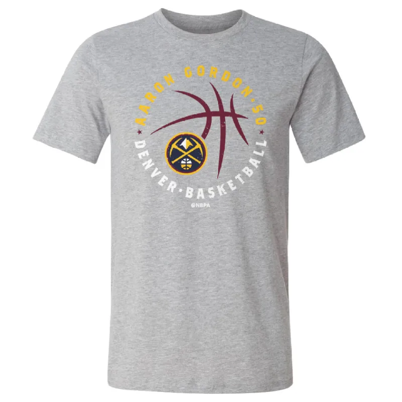 Aaron Gordon Denver Nuggets Player Ball WHT sold by 500 Level