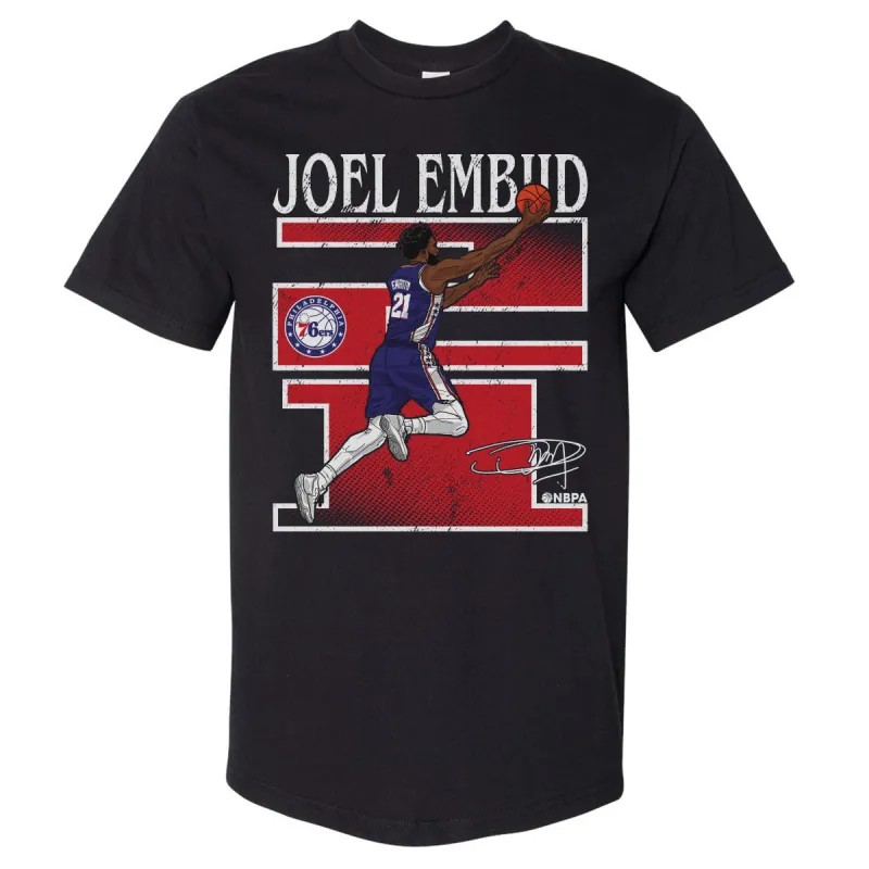 Joel Embiid Philadelphia 76ers Number WHT sold by 500 Level
