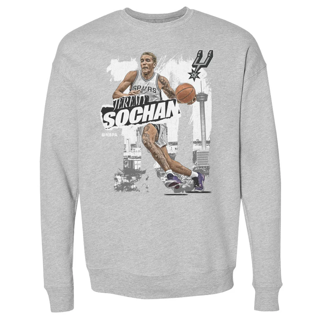 Jeremy Sochan San Antonio Spurs Rough WHT sold by 500 Level