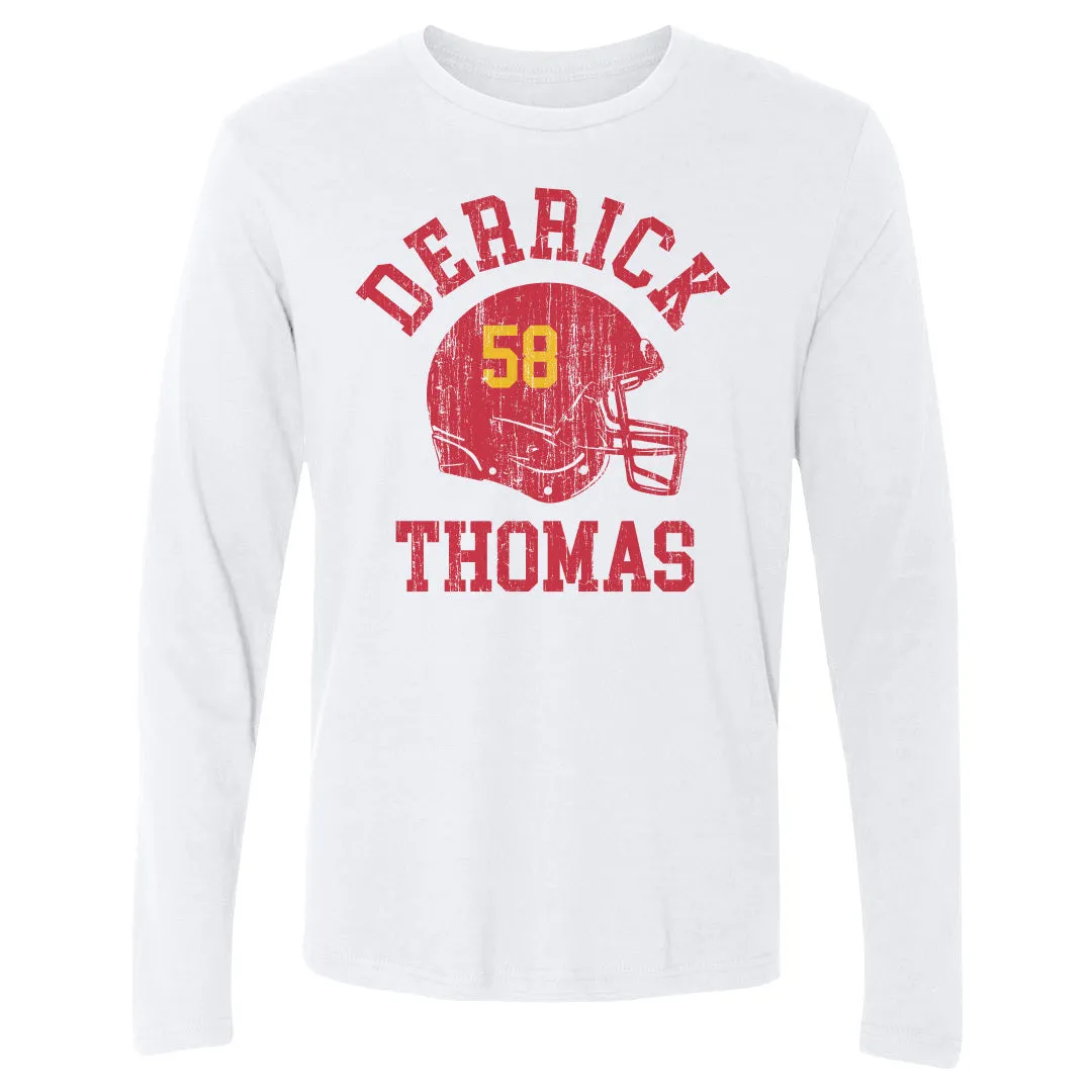 Derrick Thomas Kansas City Helmet Font sold by 500 Level