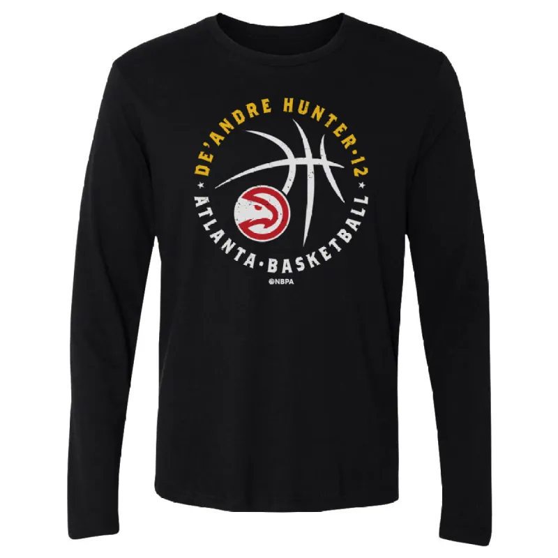 De'Andre Hunter Atlanta Hawks Player Ball WHT sold by 500 Level