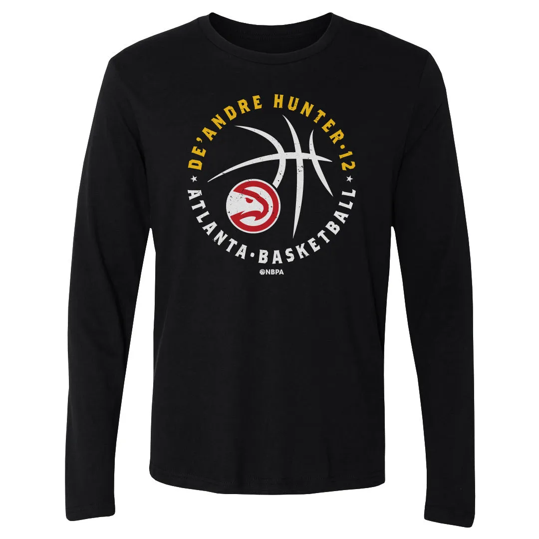 De'Andre Hunter Atlanta Hawks Player Ball WHT sold by 500 Level