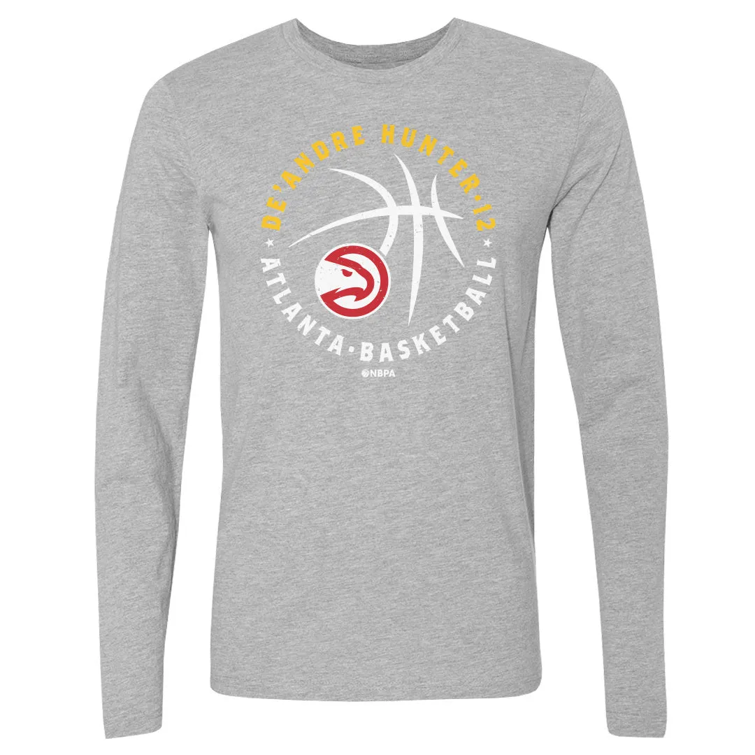 De'Andre Hunter Atlanta Hawks Player Ball WHT sold by 500 Level product image thumbnail 2