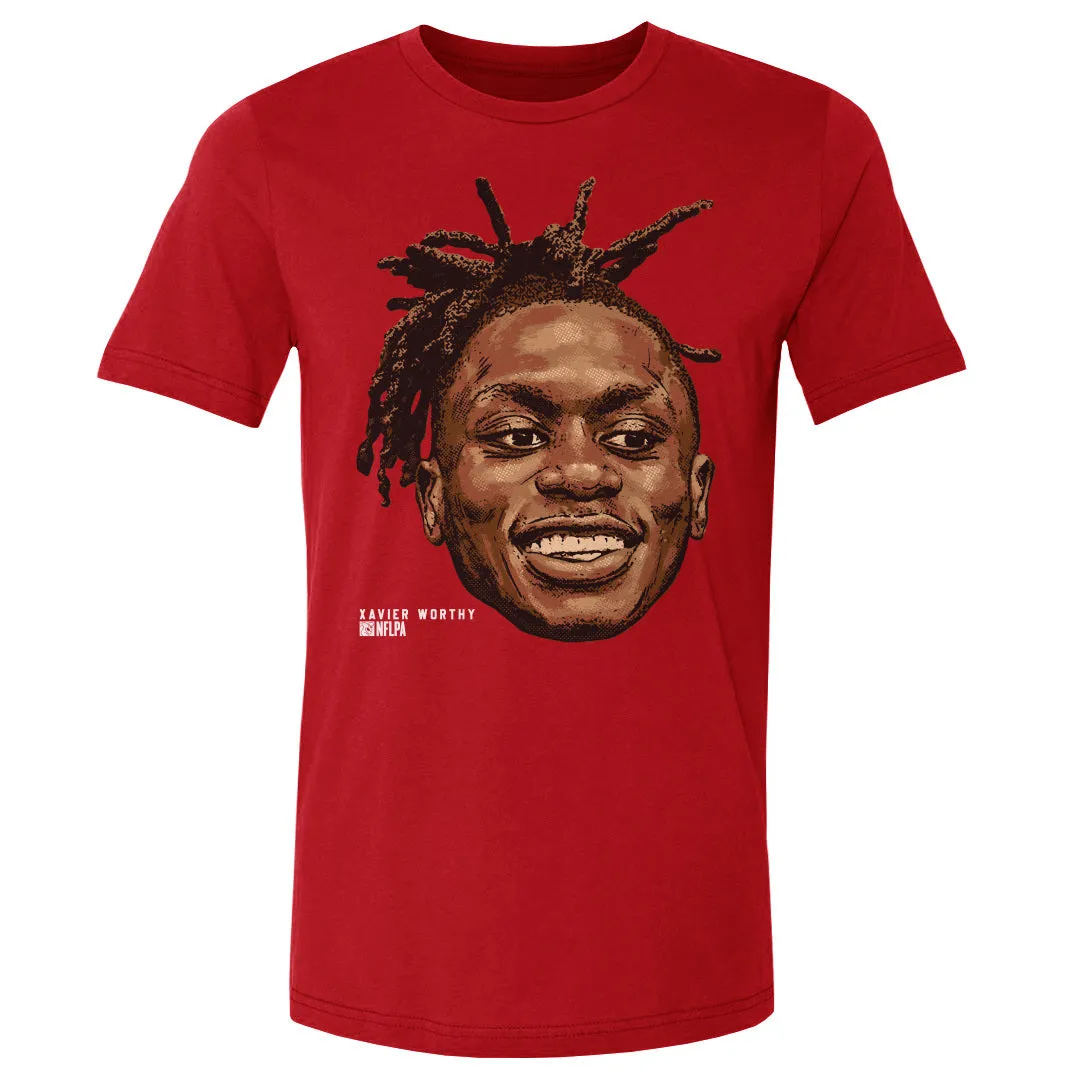 Xavier Worthy Kansas City Portrait WHT sold by 500 Level