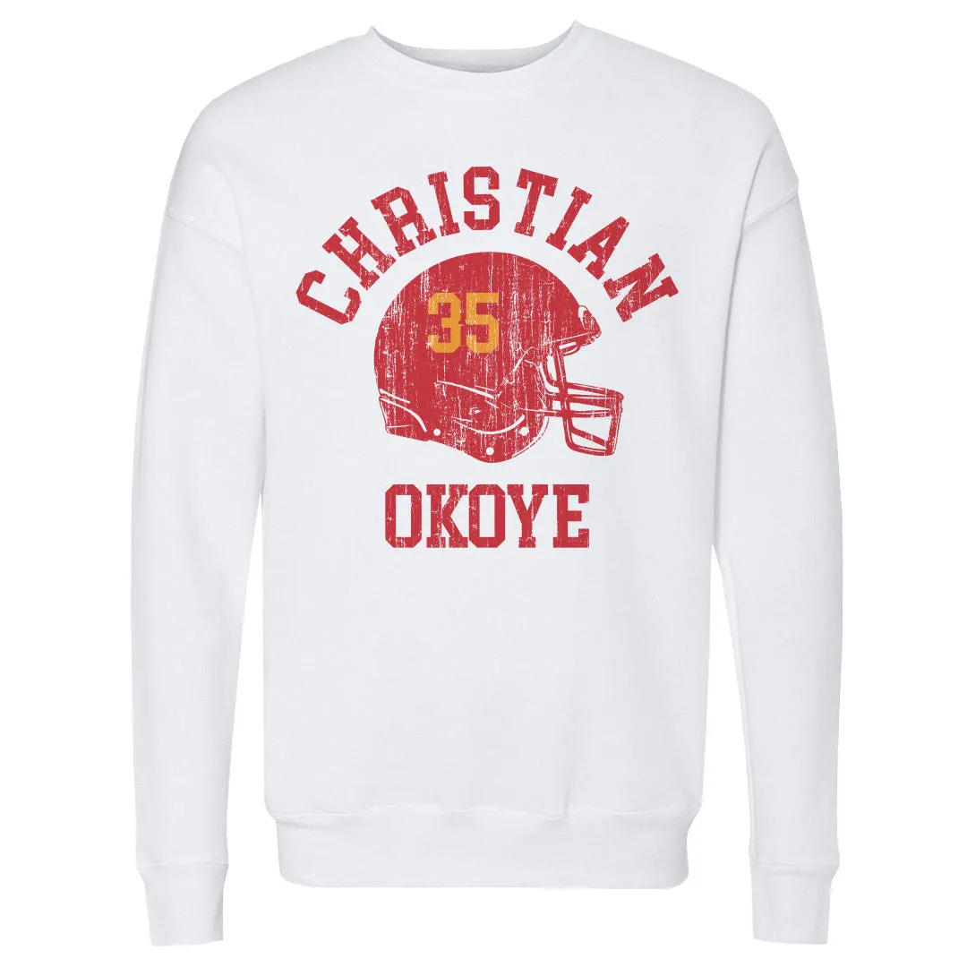 Christian Okoye Kansas City Helmet Font sold by 500 Level