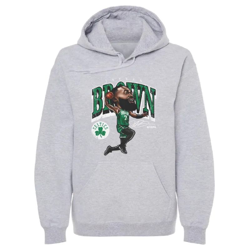 Jaylen Brown Boston Celtics Cartoon WHT sold by 500 Level