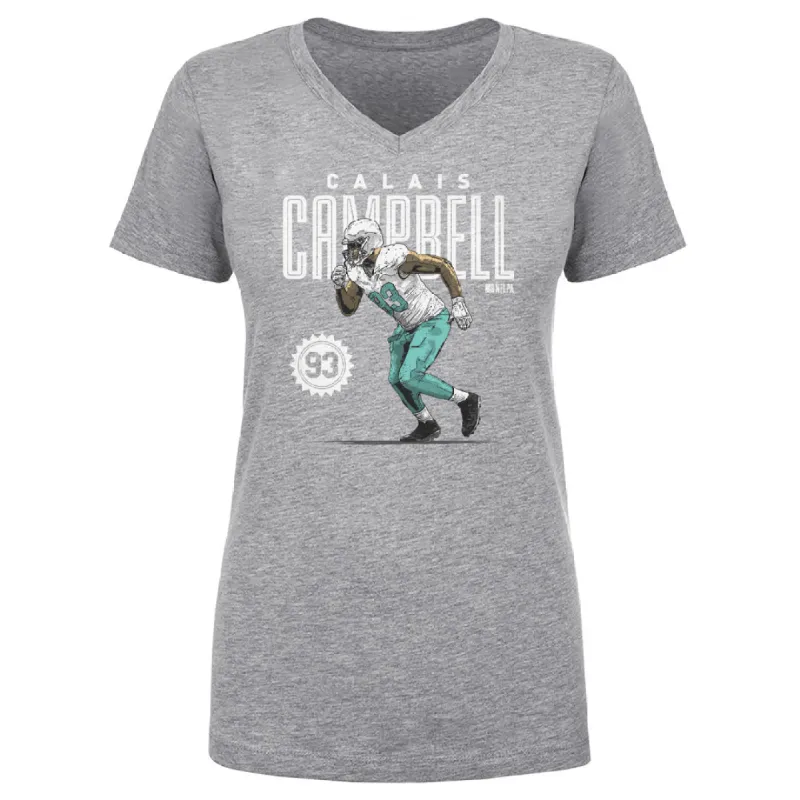 Calais Campbell Miami Card WHT sold by 500 Level