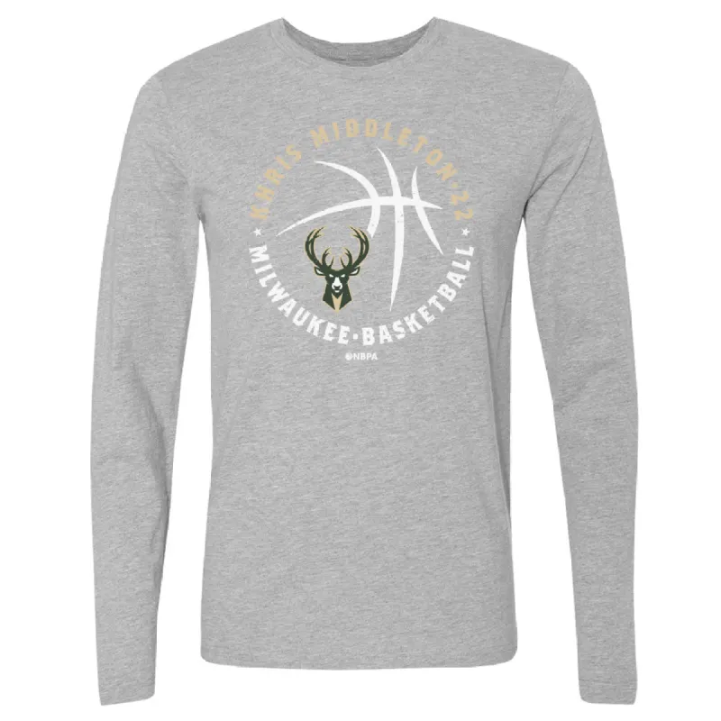 Khris Middleton Milwaukee Bucks Player Ball WHT sold by 500 Level