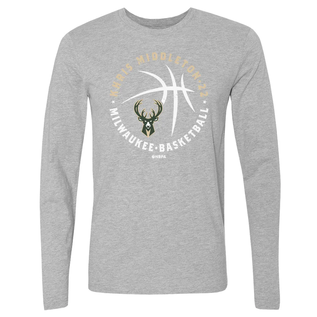 Khris Middleton Milwaukee Bucks Player Ball WHT sold by 500 Level