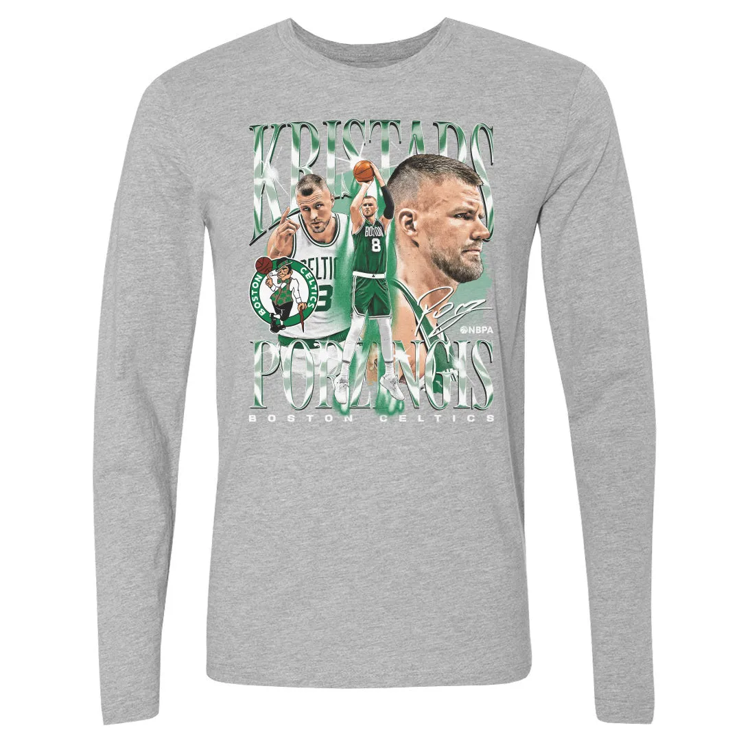 Kristaps Porzingis Boston Celtics Vintage WHT sold by 500 Level product image thumbnail 2