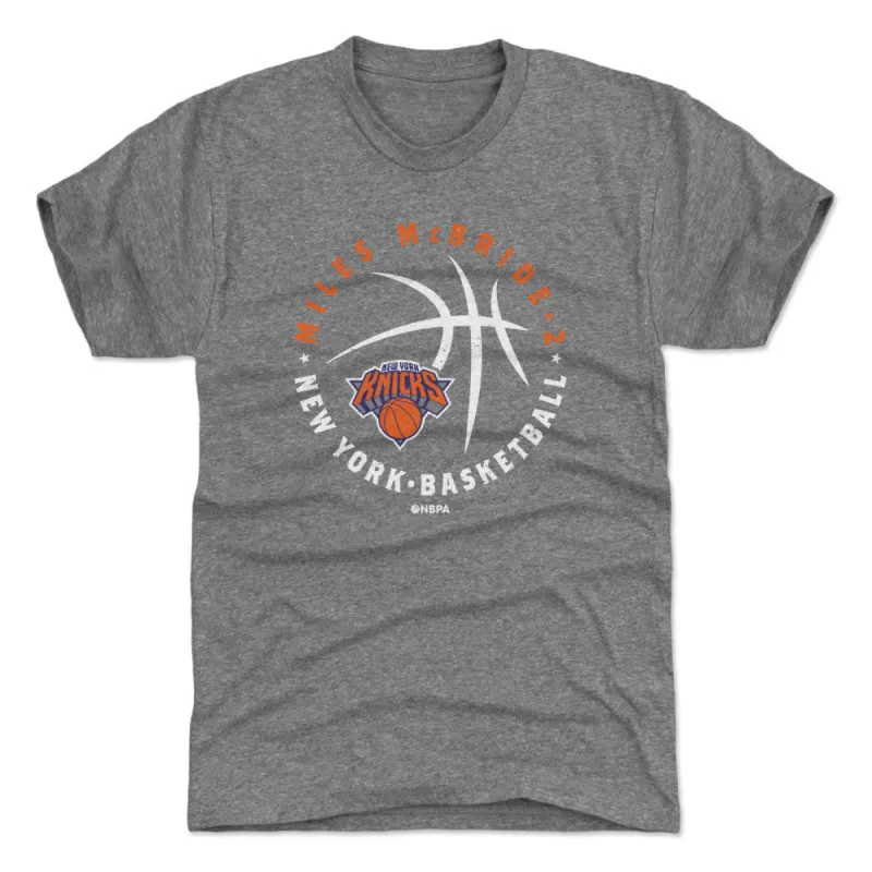 Miles McBride New York Knicks Player Ball WHT sold by 500 Level