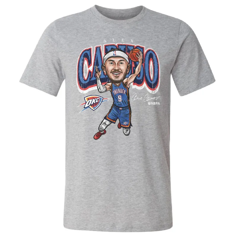 Alex Caruso Oklahoma City Thunder Cartoon WHT sold by 500 Level