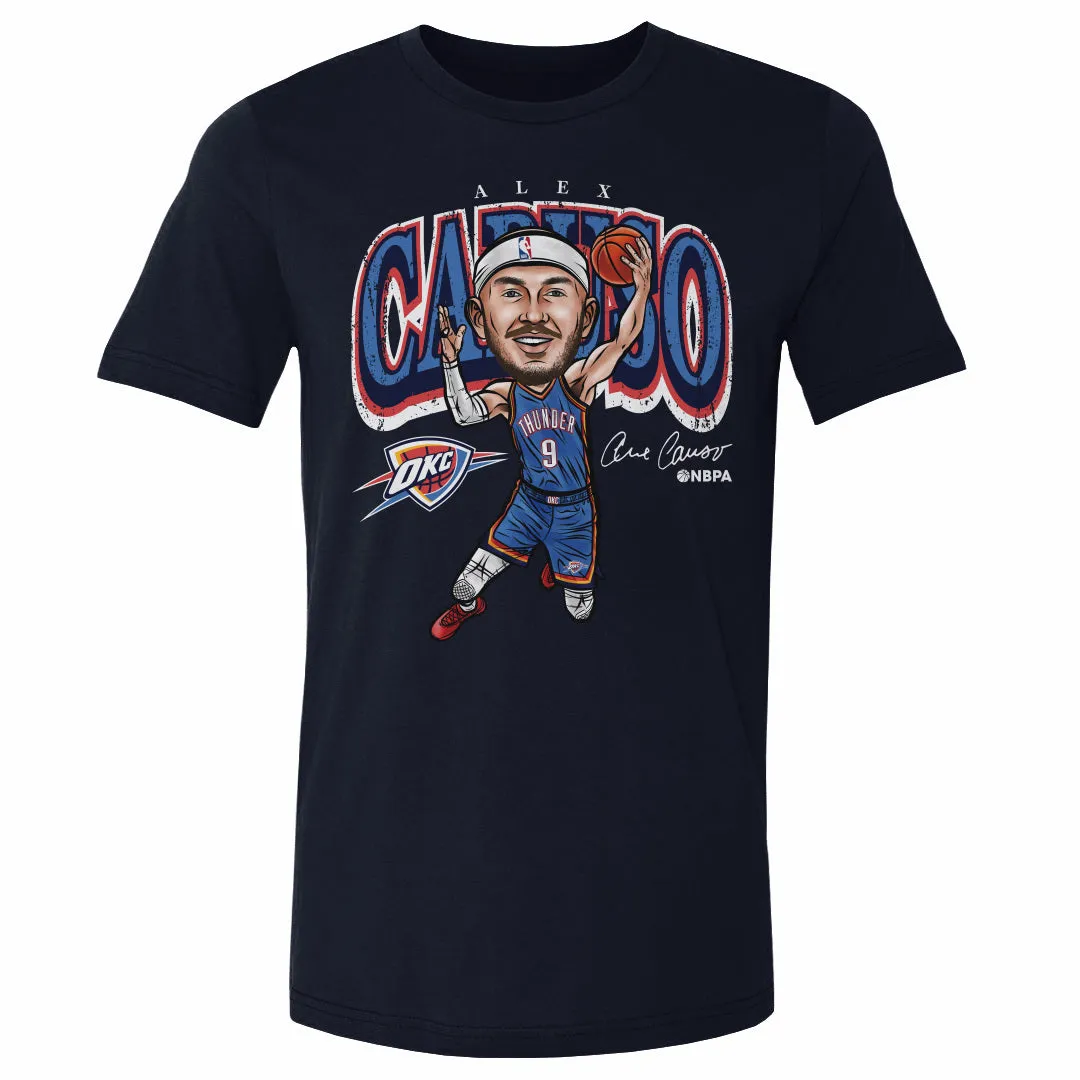 Alex Caruso Oklahoma City Thunder Cartoon WHT sold by 500 Level product image thumbnail 3