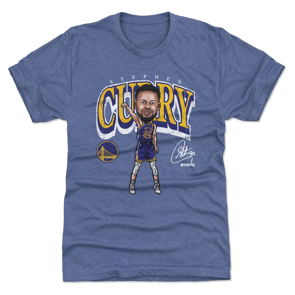 Steph Curry Golden State Warriors Cartoon WHT sold by 500 Level