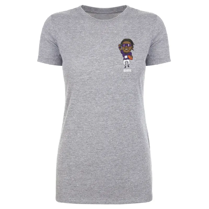 Lamar Jackson Baltimore Toon Pocket WHT sold by 500 Level