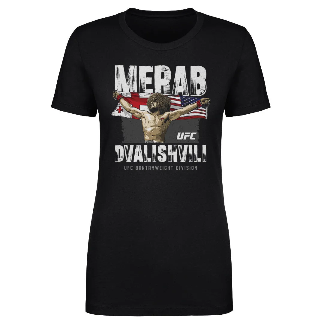 Merab Dvalishvili Flag WHT sold by 500 Level