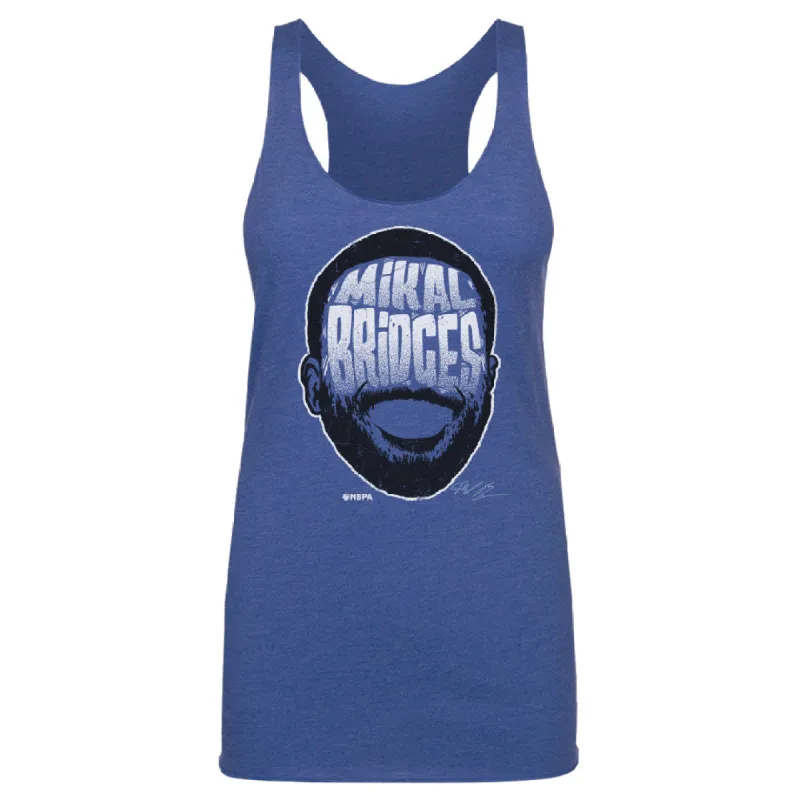 Mikal Bridges New York Player Silhouette WHT sold by 500 Level