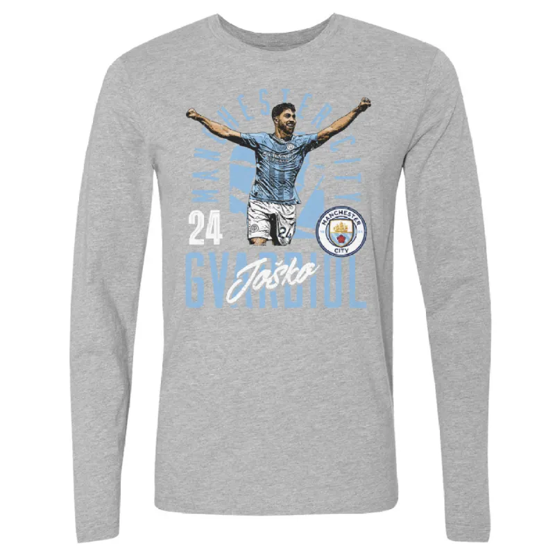 Josko Gvardiol Manchester City Arch WHT sold by 500 Level