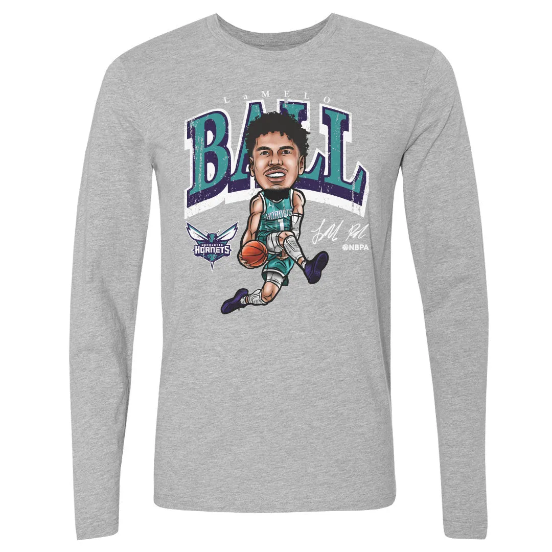 LaMelo Ball Charlotte Hornets Cartoon WHT sold by 500 Level product image thumbnail 2