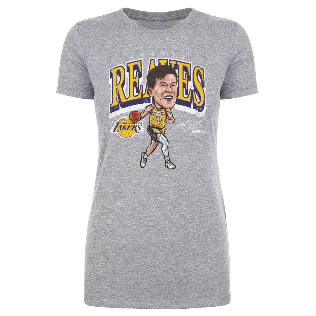 Austin Reaves Los Angeles Lakers Cartoon WHT sold by 500 Level product image thumbnail 2