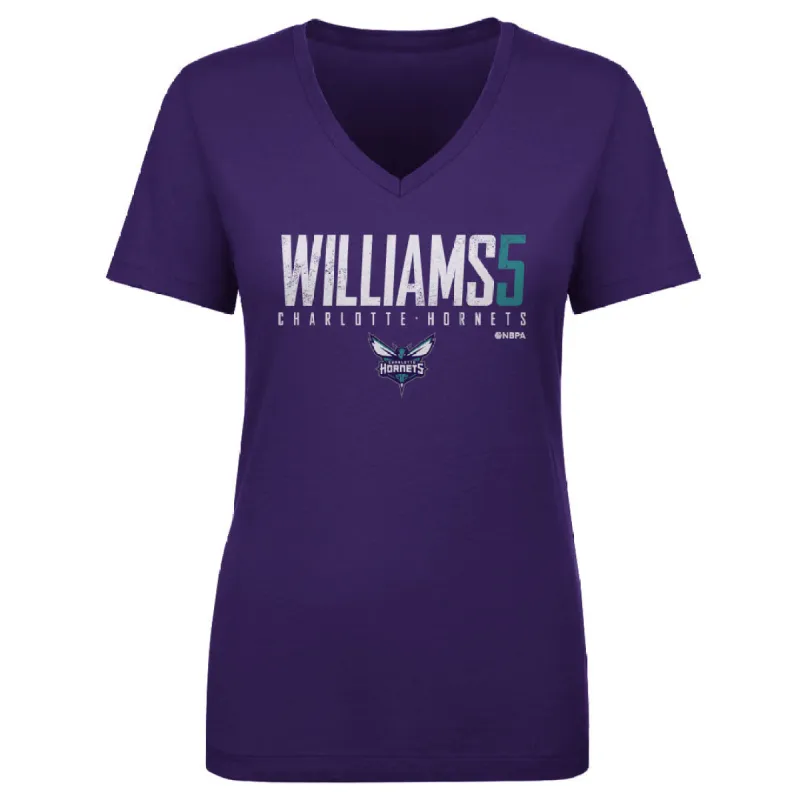 Mark Williams Charlotte Hornets Elite WHT sold by 500 Level