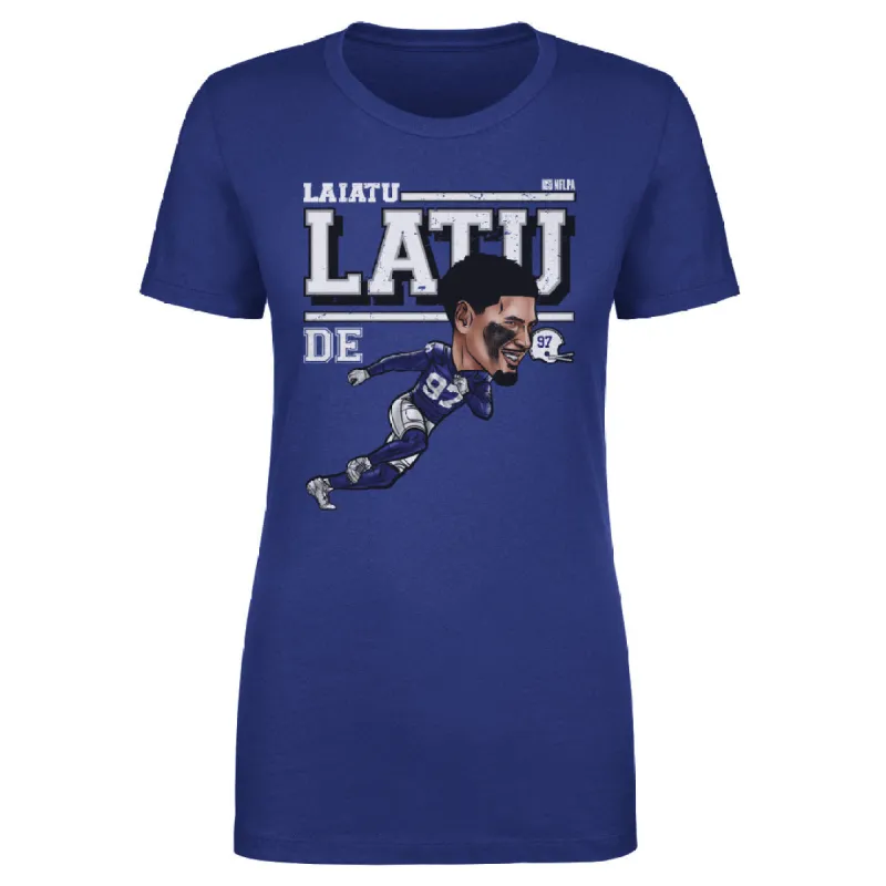 Laiatu Latu Indianapolis Cartoon WHT sold by 500 Level
