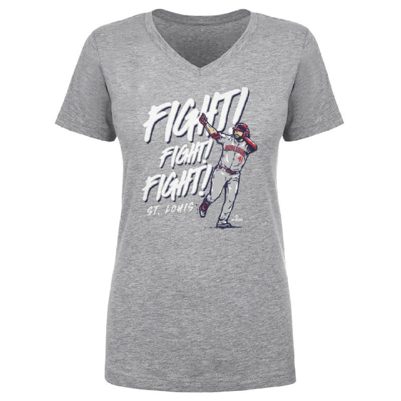 Alec Burleson St. Louis Fight Fight Fight WHT sold by 500 Level