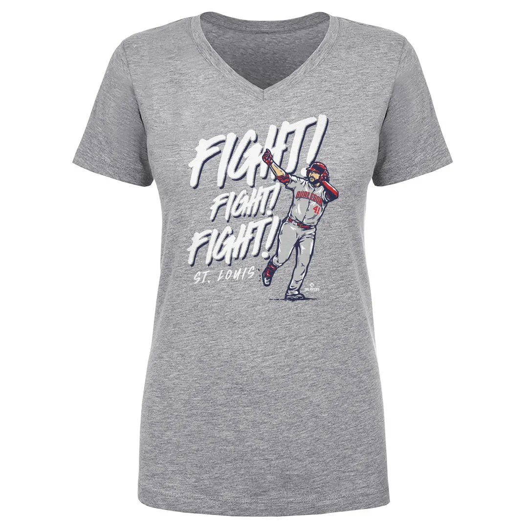 Alec Burleson St. Louis Fight Fight Fight WHT sold by 500 Level