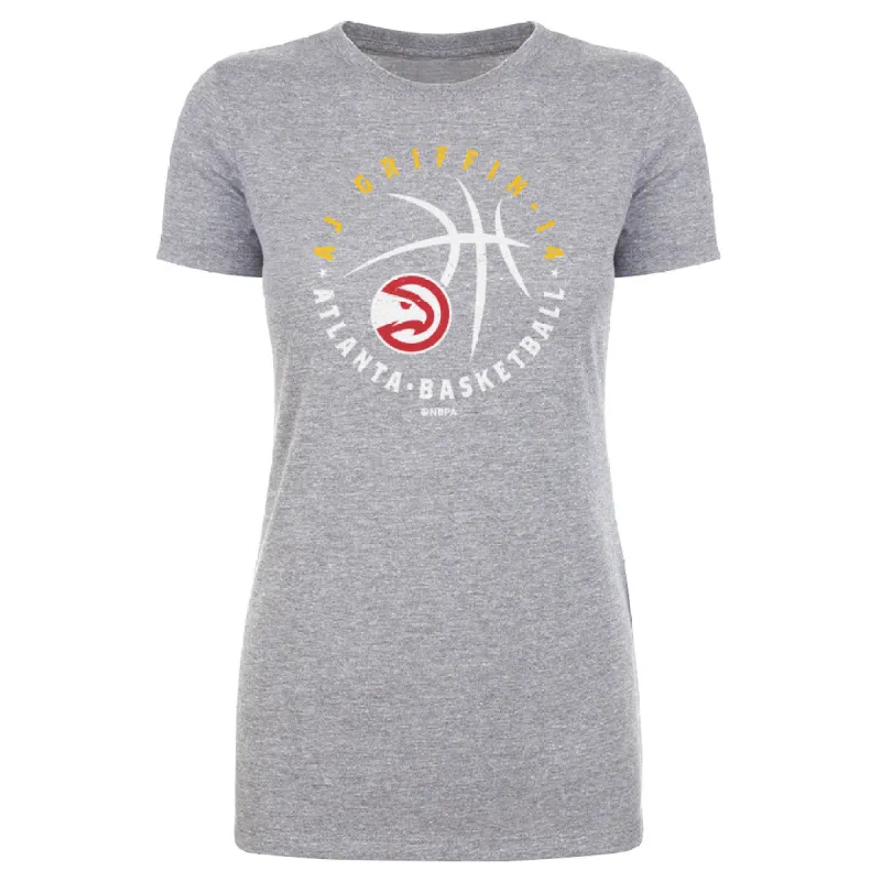 AJ Griffin Atlanta Hawks Player Ball WHT sold by 500 Level