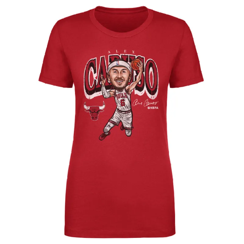 Alex Caruso Chicago Bulls Cartoon WHT sold by 500 Level