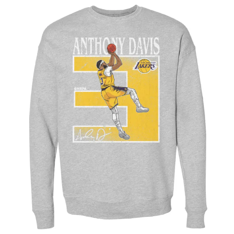 Anthony Davis Los Angeles Lakers Number WHT sold by 500 Level