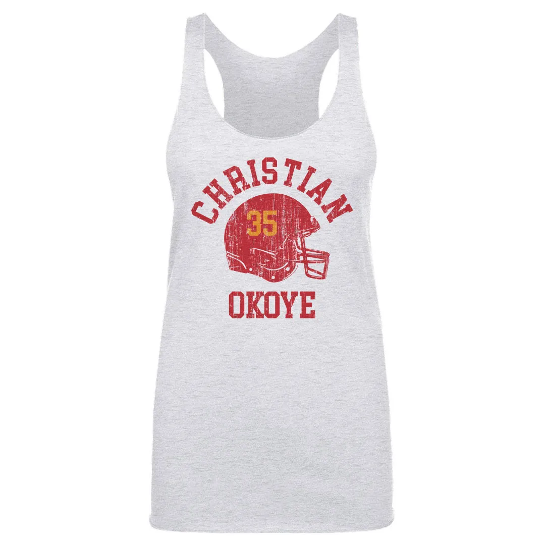 Christian Okoye Kansas City Helmet Font sold by 500 Level