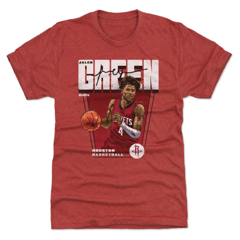 Jalen Green Houston Rockets Premiere WHT sold by 500 Level