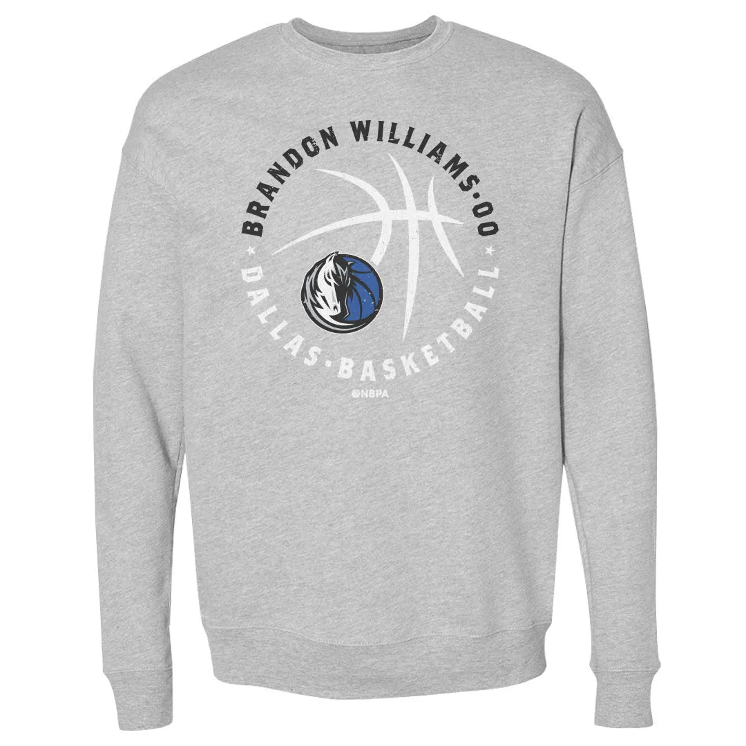 Brandon Williams Dallas Mavericks Player Ball WHT sold by 500 Level