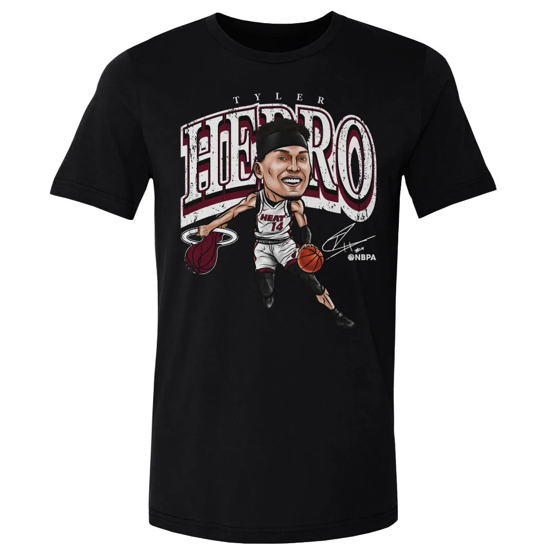 Tyler Herro Miami Heat Cartoon WHT sold by 500 Level product image thumbnail 2
