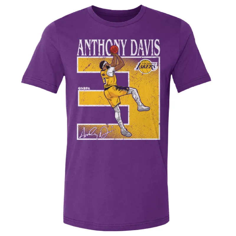 Anthony Davis Los Angeles Lakers Number WHT sold by 500 Level