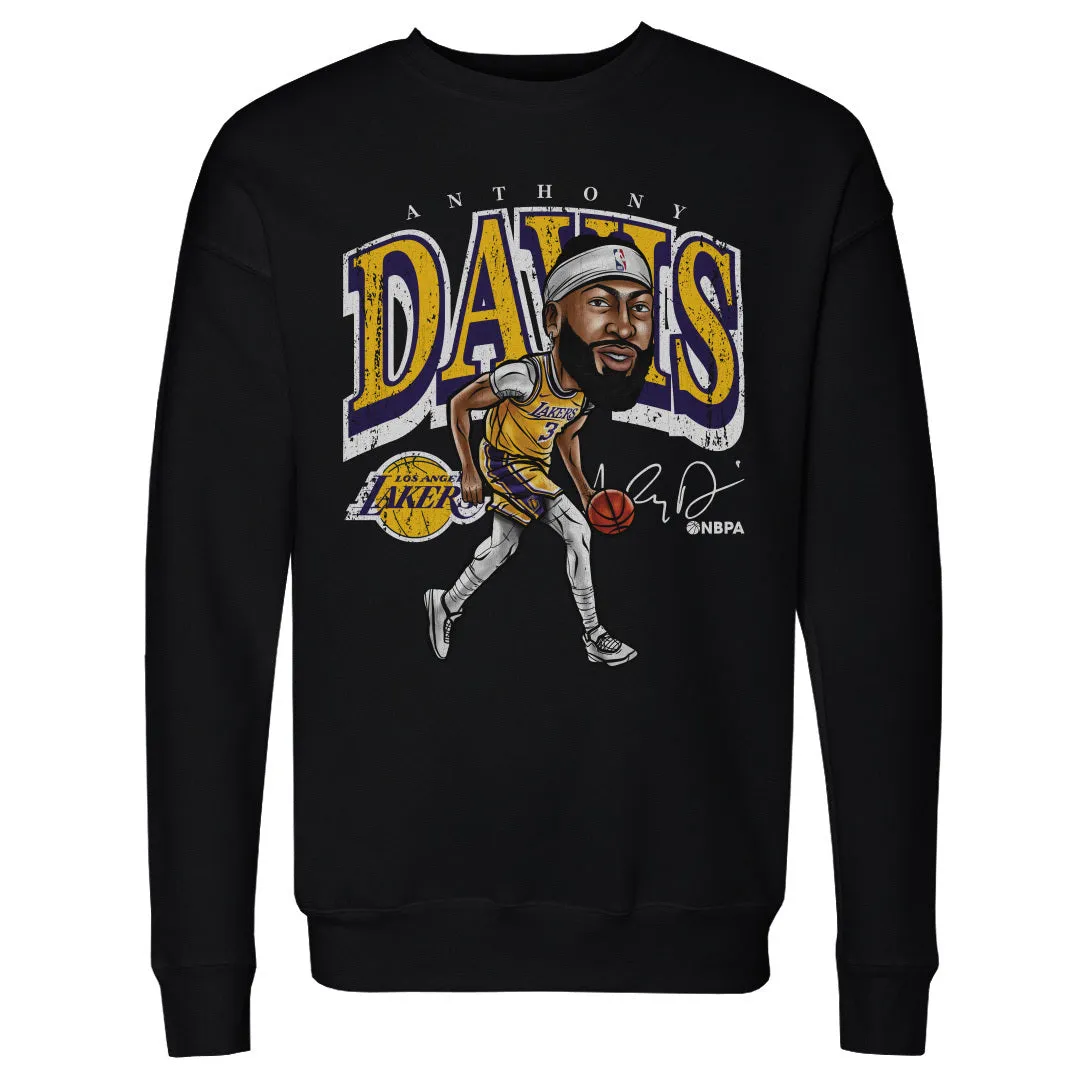 Anthony Davis Los Angeles Lakers Cartoon WHT sold by 500 Level