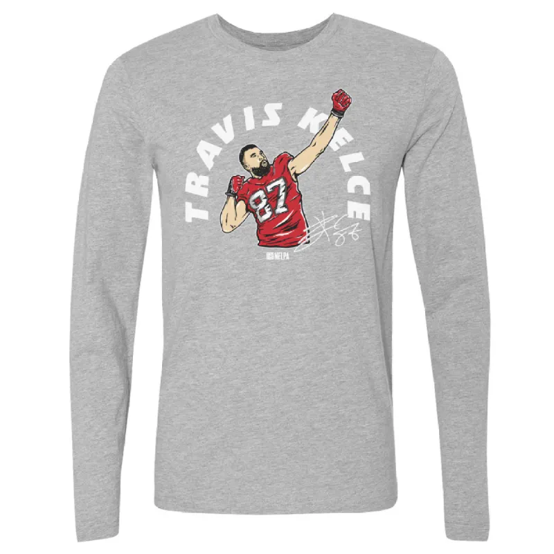 Travis Kelce Kansas City Arrow Pose WHT sold by 500 Level