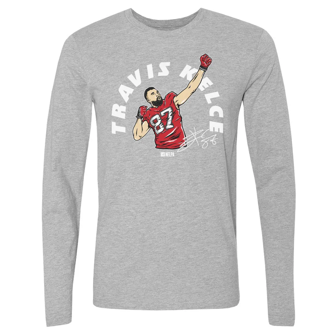 Travis Kelce Kansas City Arrow Pose WHT sold by 500 Level