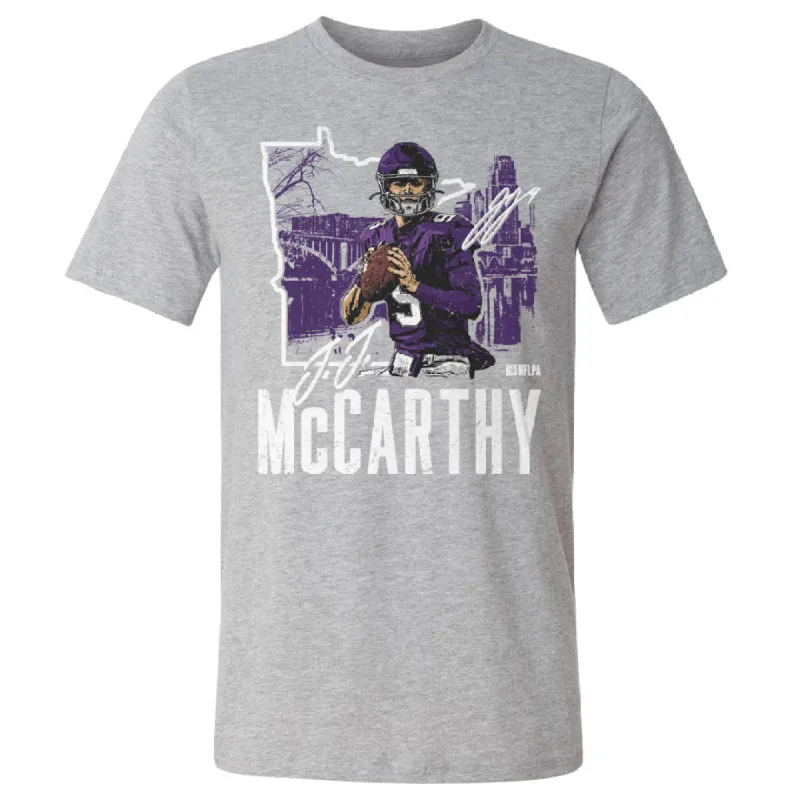 J.J. McCarthy Minnesota State WHT sold by 500 Level