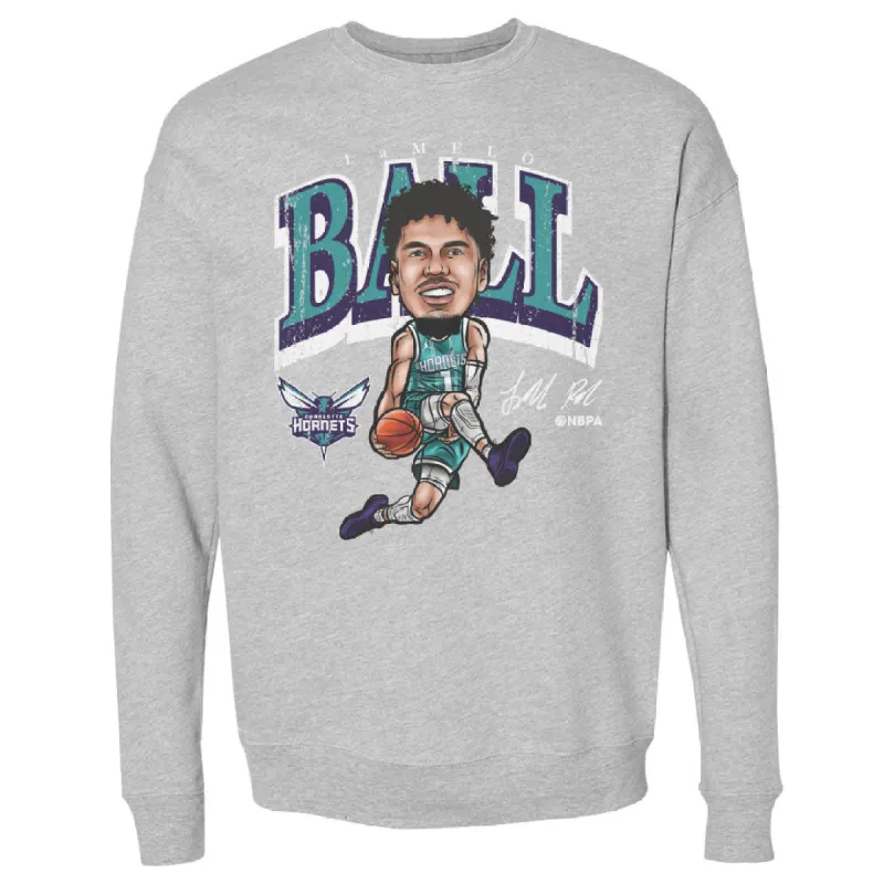 LaMelo Ball Charlotte Hornets Cartoon WHT sold by 500 Level