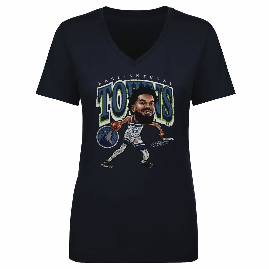 Karl-Anthony Towns Minnesota Timberwolves Cartoon NBA WHT sold by 500 Level product image thumbnail 2