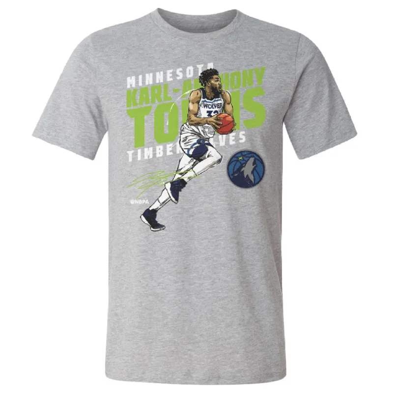 Karl-Anthony Towns Minnesota Timberwolves Slant WHT sold by 500 Level