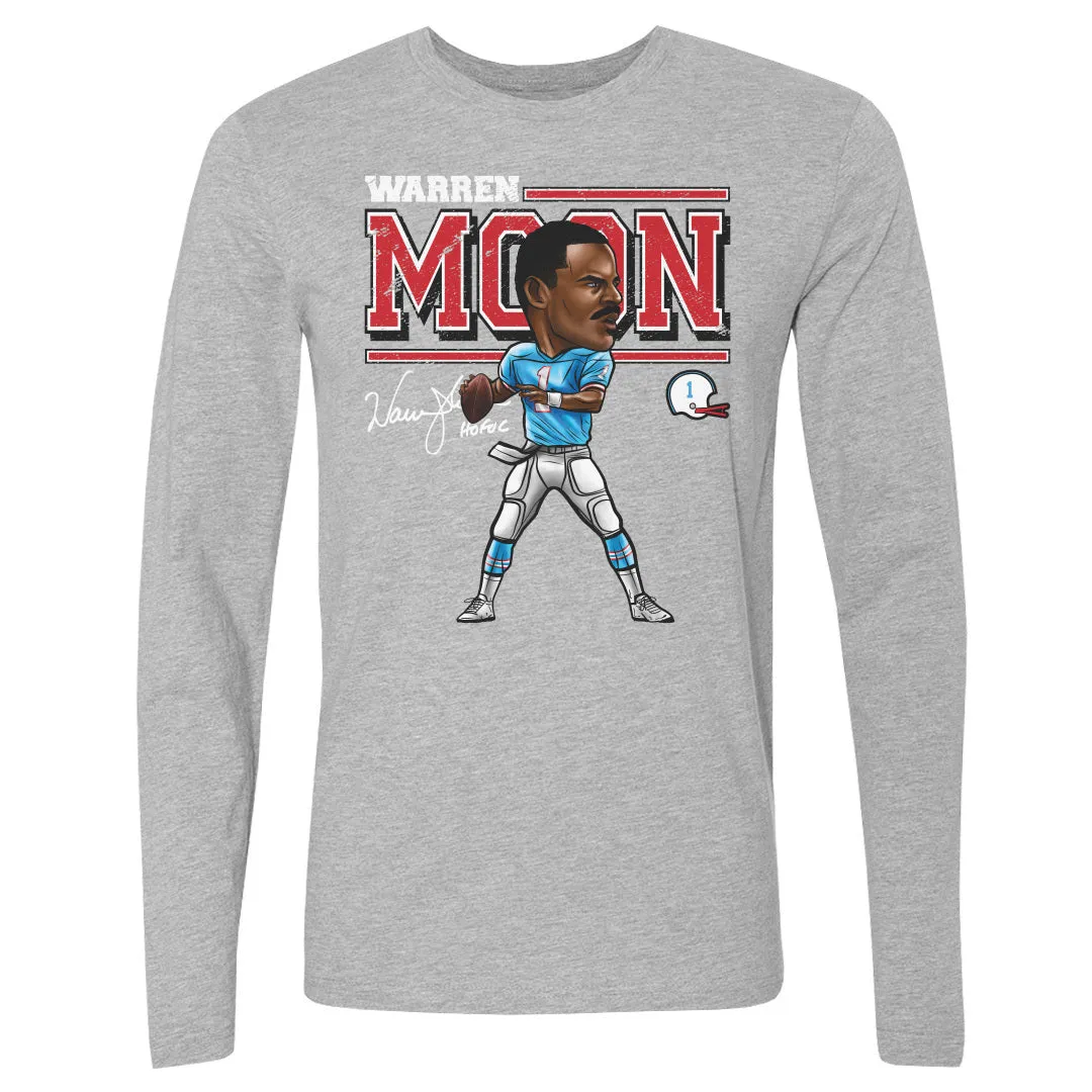 Warren Moon Houston Cartoon WHT sold by 500 Level